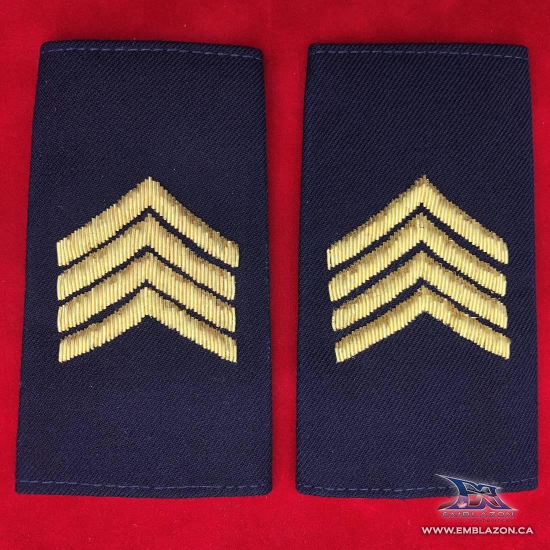 EE-097 - RCMP Staff Sergeant | RCMP Epaulettes | Emblazon Embroidery Co ...