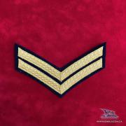  EE-105-I - Corporal Rank  - Gold on blue - Issue Size 