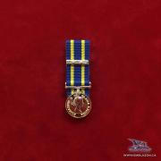  EE-4003 - Mounted Miniature L/S medal with 30 yr bar 