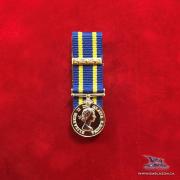  EE-4004 - Mounted Miniature L/S medal with 35 yr bar 